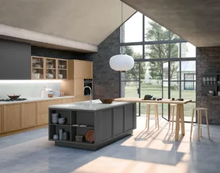 Cucina Classica Newport v4 in Rovere Avena di Stosa