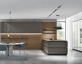 Cucina Moderna con penisola Aliant 03 di Stosa