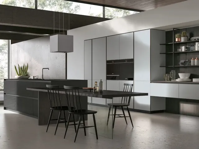 Cucina Moderna con isola Aliant 07 di Stosa