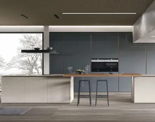 Cucina Moderna con doppia isola Aliant 04 di Stosa