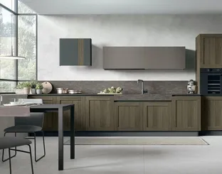 Cucina Moderna lineare City 03 di Stosa