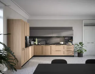 Cucina Moderna angolare Clio Composizione 01 di Prima Cucine