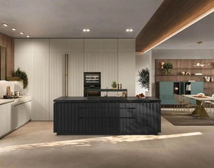 Cucina Moderna con isola Color Trend 01 di Stosa