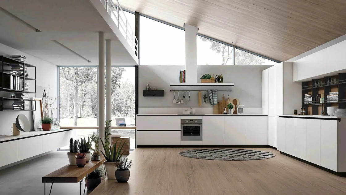 Cucina Moderna angolare Color Trend 05 di Stosa