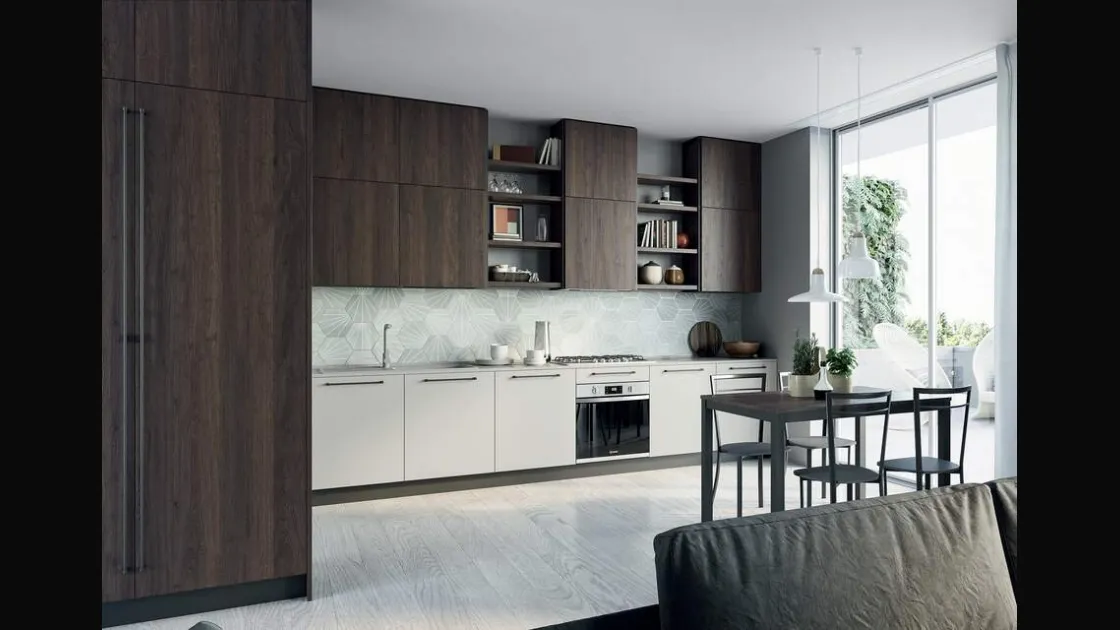 Cucina Moderna Domino Composizione 02 di Prima Cucine