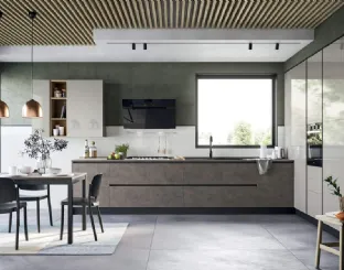 Cucina Moderna Domino Composizione 06 di Prima Cucine