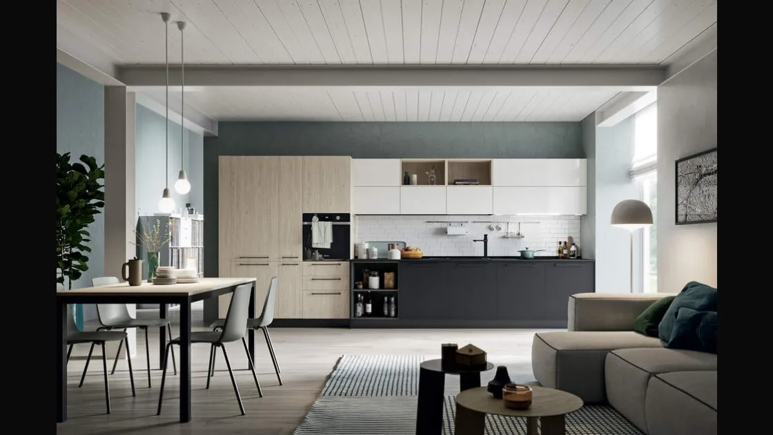 Cucina Moderna Domino Composizione 07 di Prima Cucine