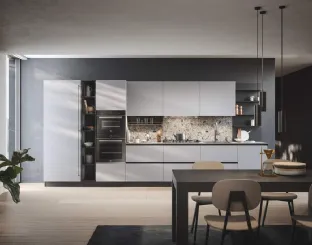 Cucina Moderna lineare Domino Composizione 09 di Prima Cucine