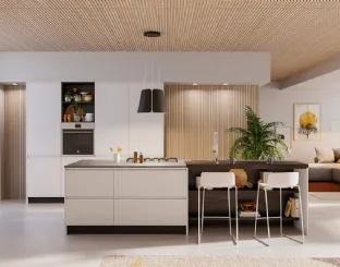 Cucina Moderna con isola Fly Composizione 01 di Prima Cucine