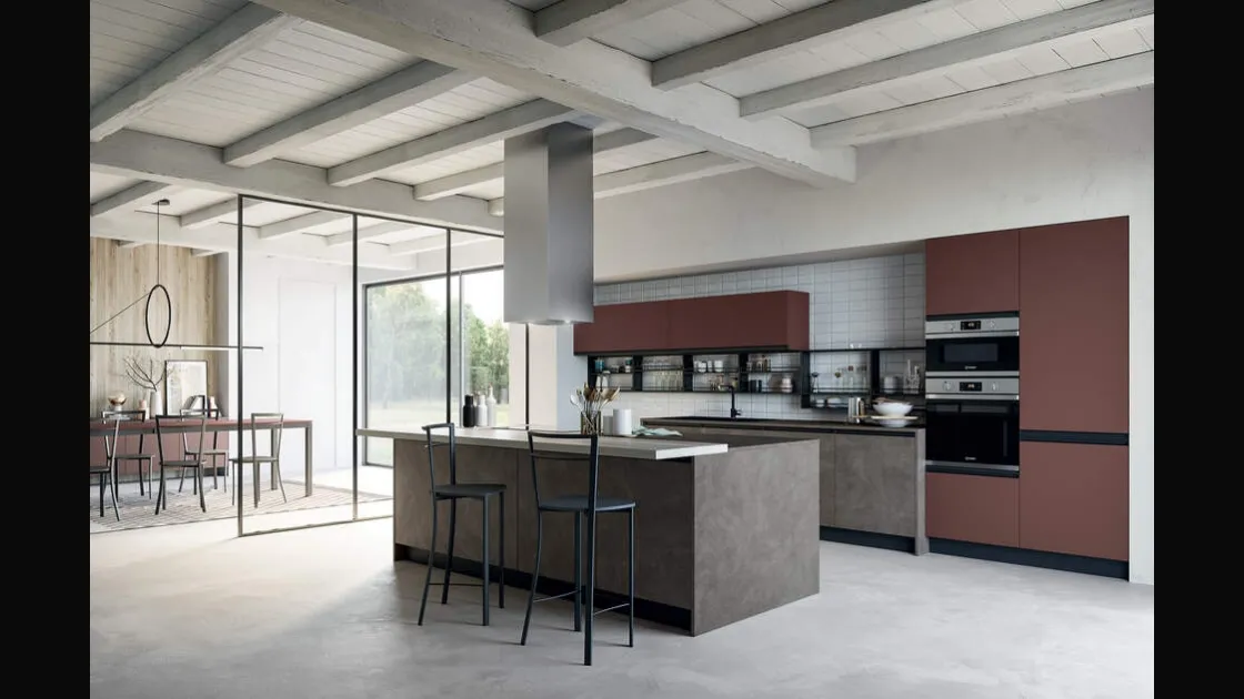 Cucina Moderna Hera Composizione 01 di Prima Cucine