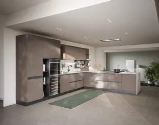 Cucina Moderna con penisola Hera Composizione 05 di Prima Cucine