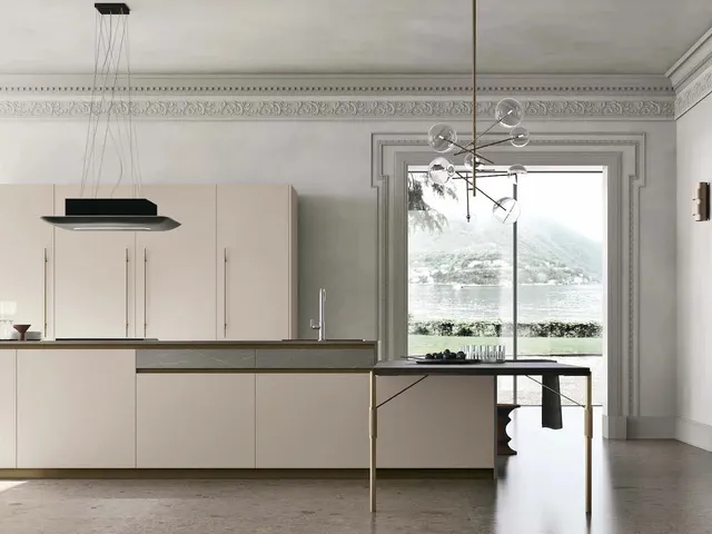 Cucina Moderna con isola Metropolis 04 di Stosa