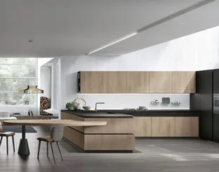 Cucina Moderna con penisola Natural 11 di Stosa