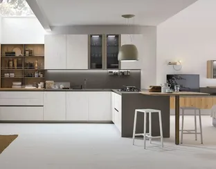 Cucina Moderna con penisola Natural 12 di Stosa