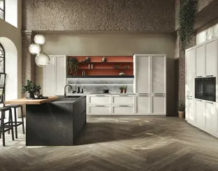 Cucina Moderna ad angolo con isola Palio 06 di Stosa