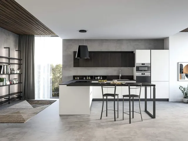 Cucina Moderna Domino Composizione 01 di Prima Cucine