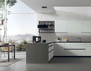 Cucina Moderna con penisola Aliant 06 di Stosa