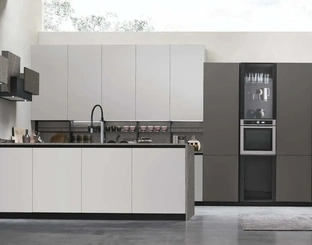 Cucina Moderna con penisola Metropolis 13 di Stosa