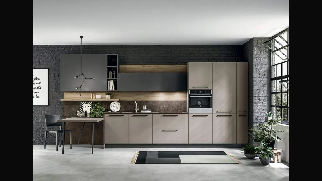 Cucina Moderna Tris Composizione 04 di Prima Cucine
