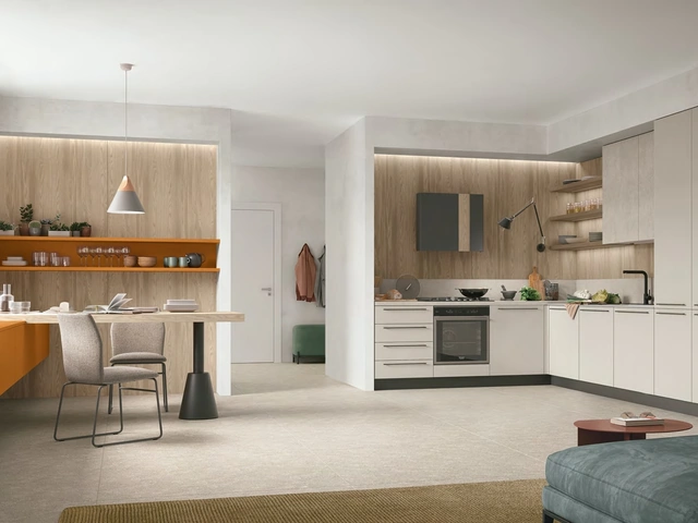 Cucina Moderna angolare Young Modern 07 di Stosa