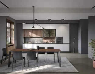 Cucina Moderna lineare Zoe Composizione 01 di Prima Cucine