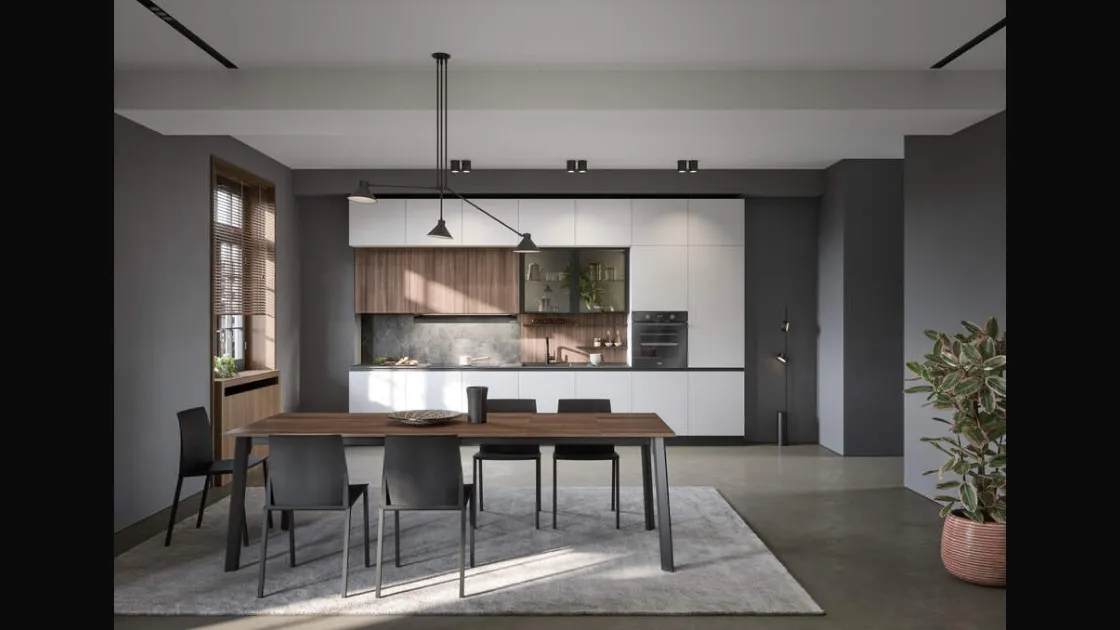 Cucina Moderna lineare Zoe Composizione 01 di Prima Cucine