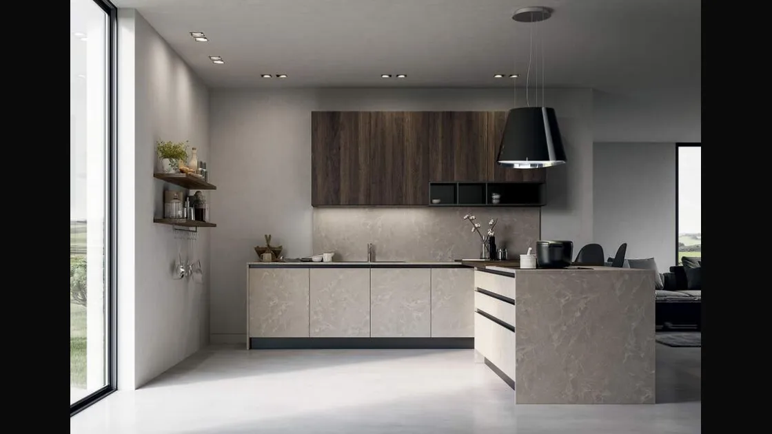 Cucina Moderna Zoe Composizione 02 di Prima Cucine