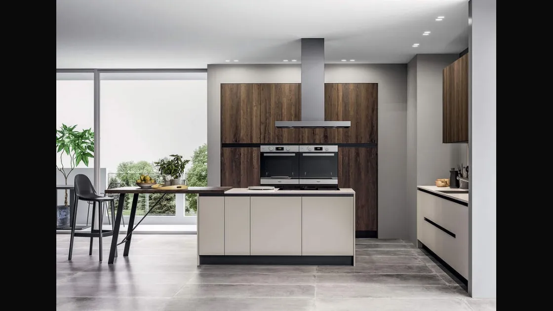 Cucina Moderna Zoe Composizione 03 di Prima Cucine