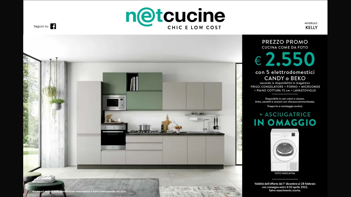 PREZZO PROMO per la Cucina KELLY